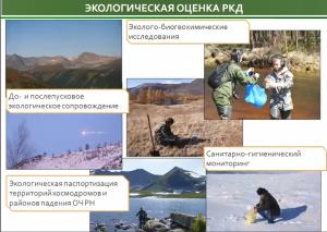 Ученые оценивают ущерб, нанесенный почвам (включая сельскохозяйственные угодья), водоемам, растениям и животным, оказавшимся в зоне космодрома и мест падения частей ракетной техники