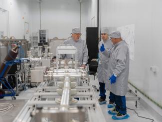 На площадке СКИФ запущен чистый участок для подготовки и финальной сборки вакуумной системы основного накопителя